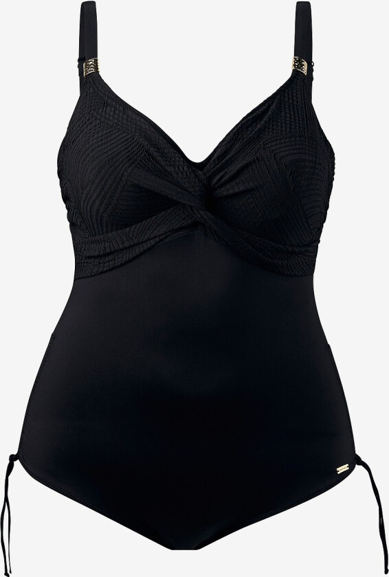 Badedrakt Ottawa Twist Front - Svart