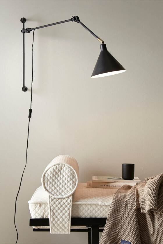 Vegglampe Jordan Liten - Svart