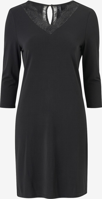Kjole vmMilla Lace 3/4 Short Dress - Svart