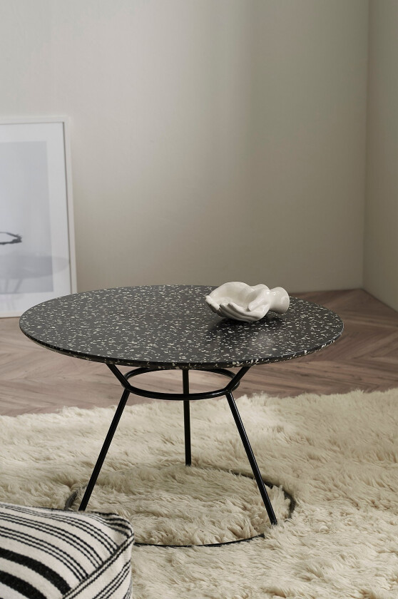 Sofabord Tunes Ø 80 cm - Svart