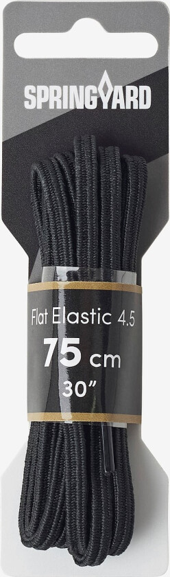 Skolisser Flat Elastic 4.5 - Svart