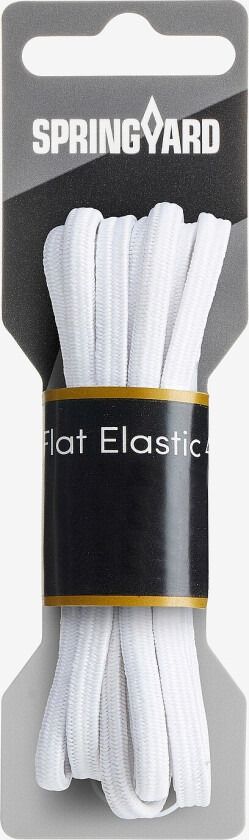 Skolisser Flat Elastic 4.5 - Hvit