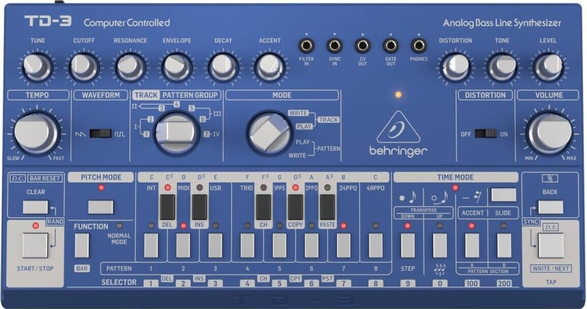 Td-3-Bu Analog Bass Line Synthesizer