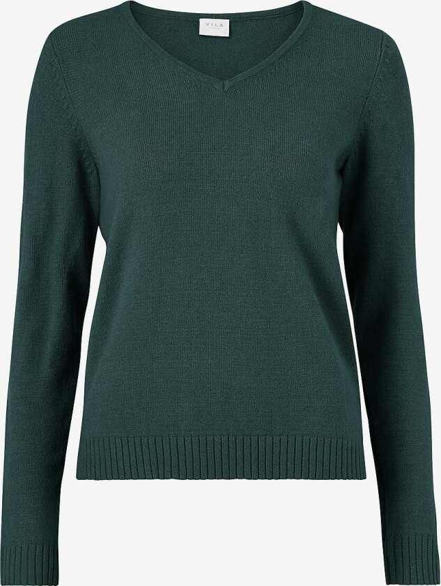 Genser viRil V-neck Knit Top - Blå