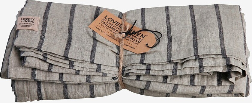 Stripe Duk - Svart