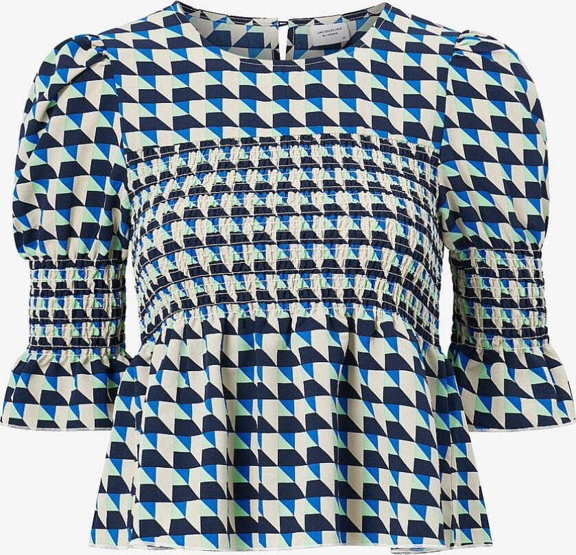 Topp jdyRina 2/4 Smock Top - Blå