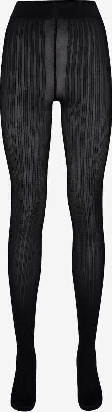 Strømpebukse Alma Rib Tights - Svart