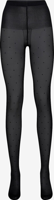 Strømpebukse Doris Dots Tights 40 den - Svart