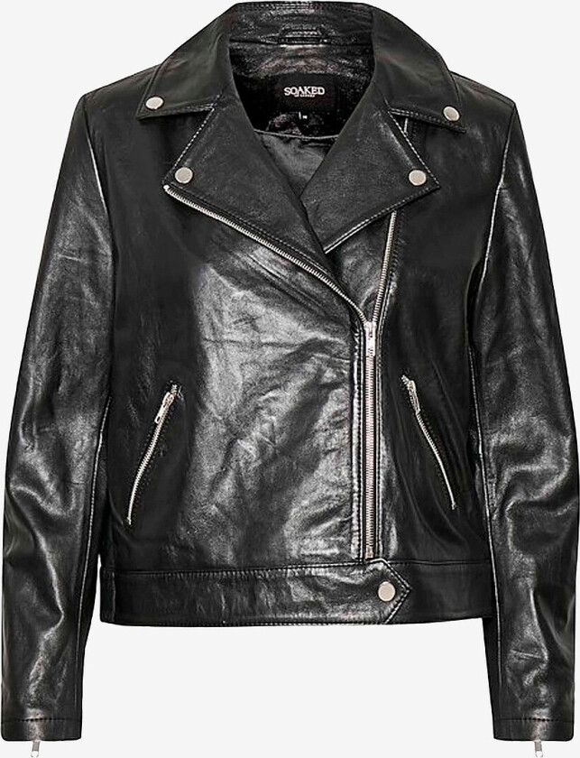 Skinnjakke Maeve Leather Jacket - Svart