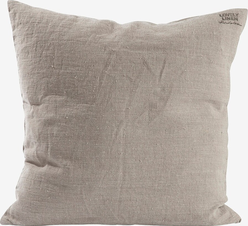 Putetrekk Lovely i vasket lin - Beige