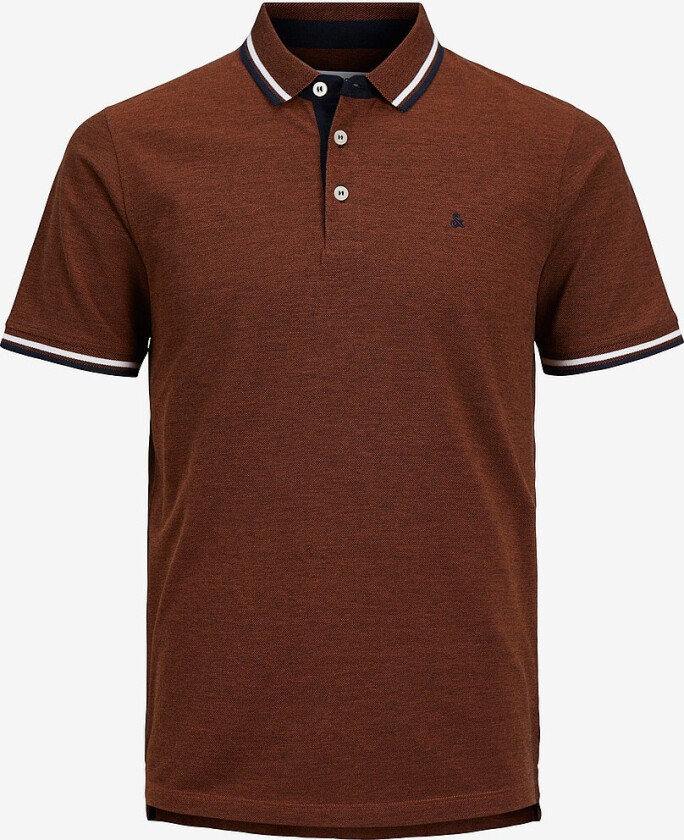Pikétrøye jjePaulos Polo SS - Brun
