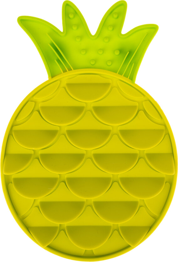 Brasilia slikkematte ananas - ca. l 30 x b 20 x h 2,7 cm