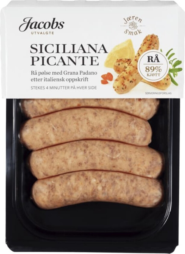 Siciliana Picante Rå 240g A.Idsøe/Jacobs Utvalgte