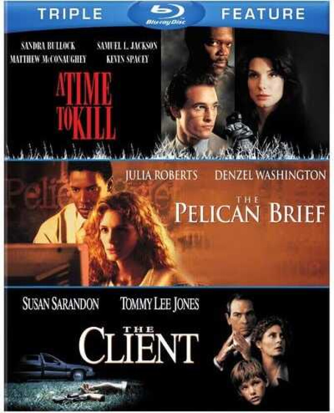 Time To Kill / Pelican Brief / The Client Bluray