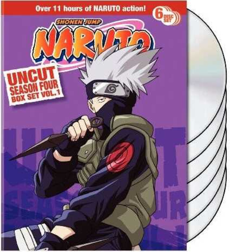 Naruto Uncut Season 4 V.1 Box Set DVD
