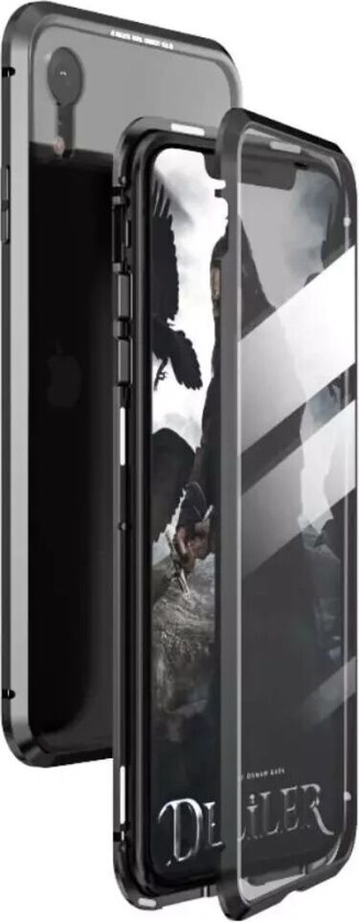 iPhone XR Ultra-Strong 360 Grader Magnetisk Deksel - Svart