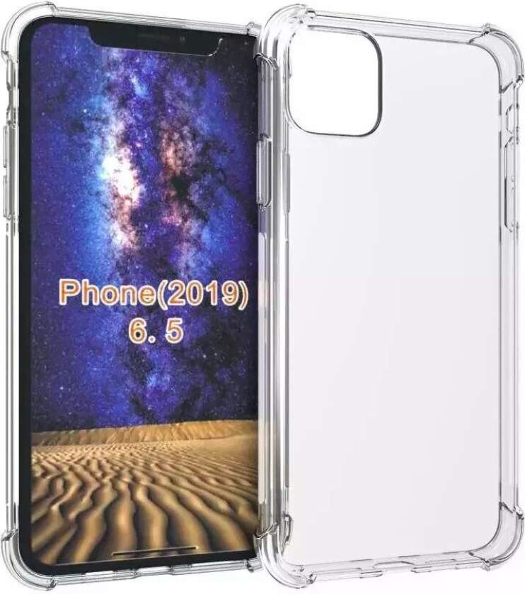 iPhone 11 Pro Gjennomsiktig Deksel m. Tykke Hjørner