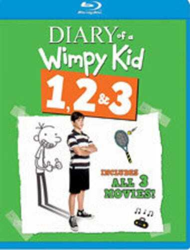 Diary Of A Wimpy Kid 1 & 2 & 3 Bluray