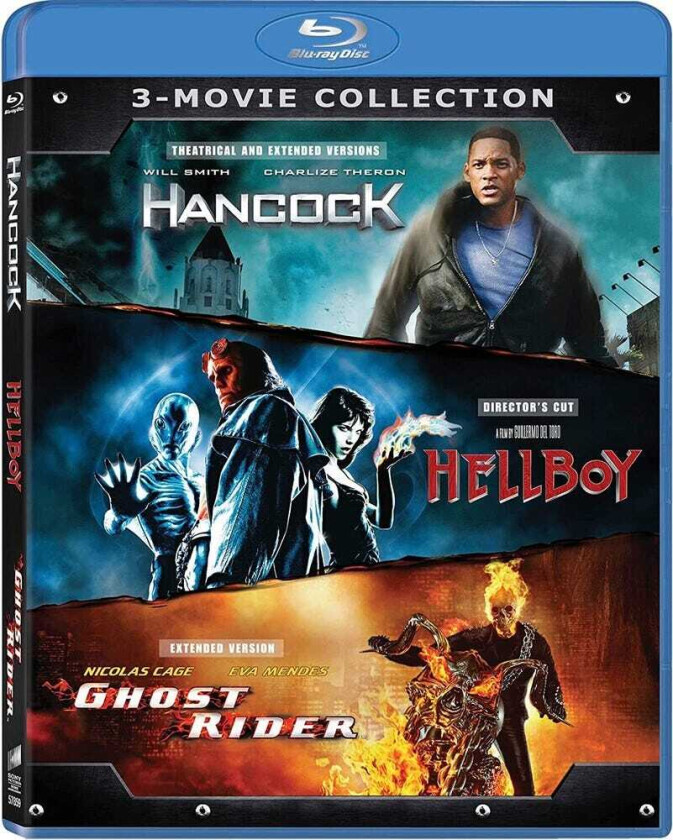 Ghost Rider (2007) / Hancock / Hellboy (2004) Bluray