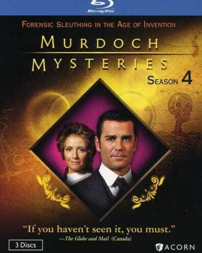 Murdoch Mysteries Sesong 4 Bluray