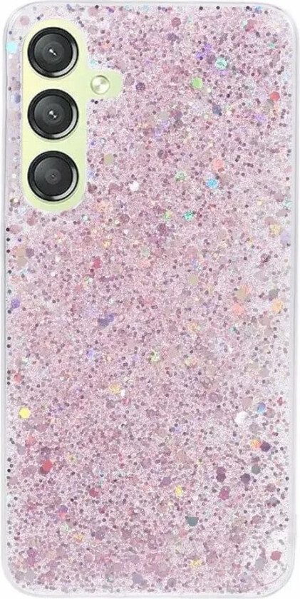 Samsung Galaxy S24 Glitter Deksel - Pink