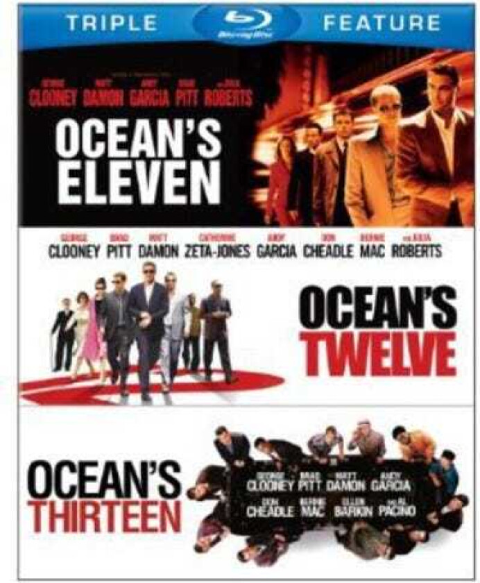 Ocean's Eleven / Twelve / Thirteen Bluray