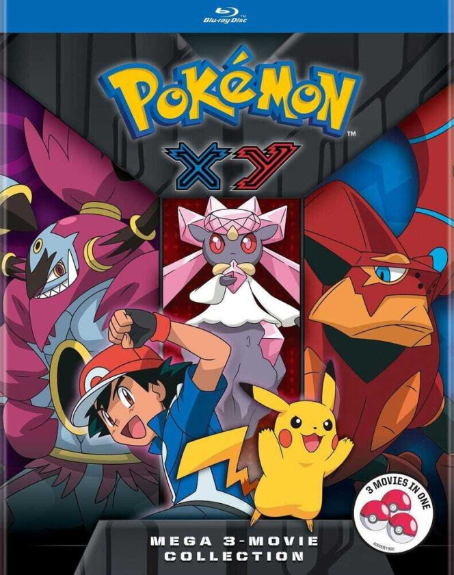 Pokemon Xy Mega 3Movie Collection Bluray