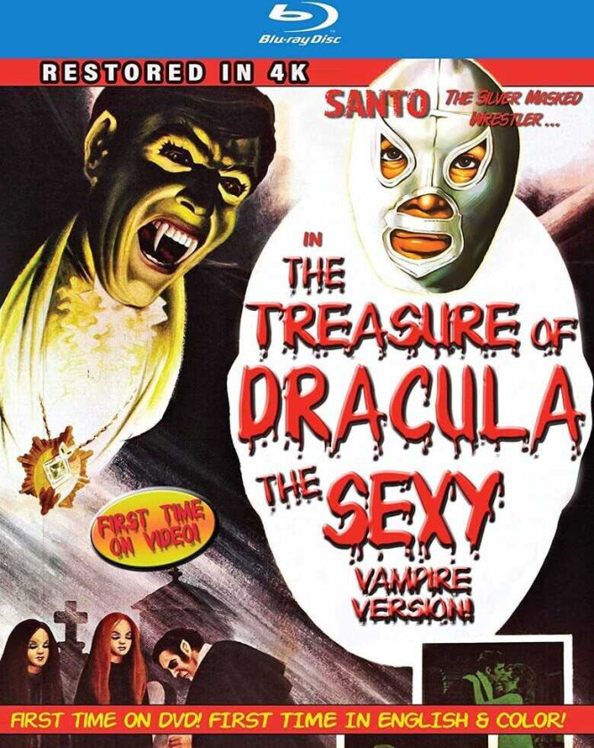 Santo In The Treasure Of Dracula: The Sexy Vampire Bluray