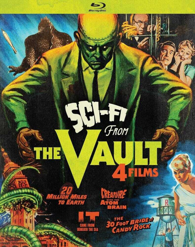 SciFi From The Vault 4 Classic Films Bluray