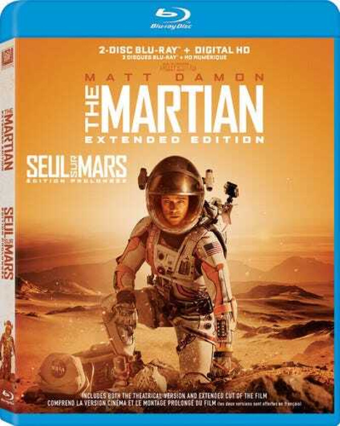 Martian: Extended Edition Bluray