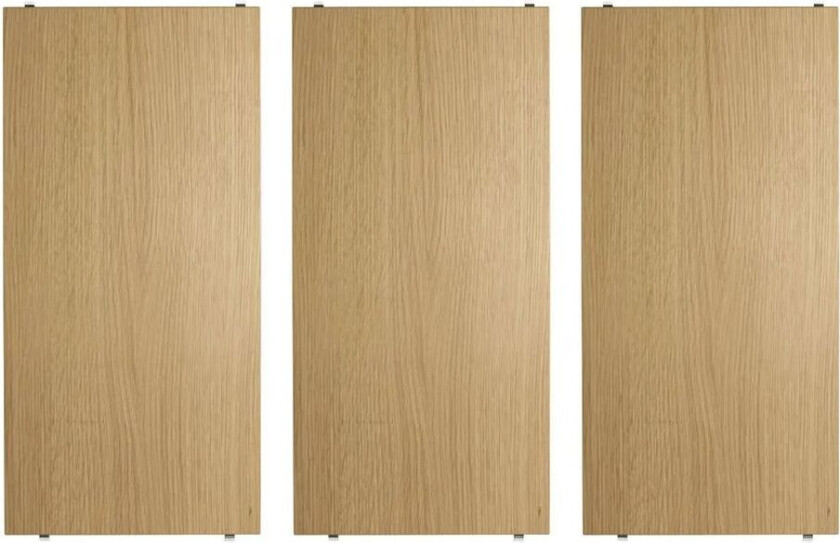 Hylleplate 58 x 30 cm (3-pakning) ) Eik
