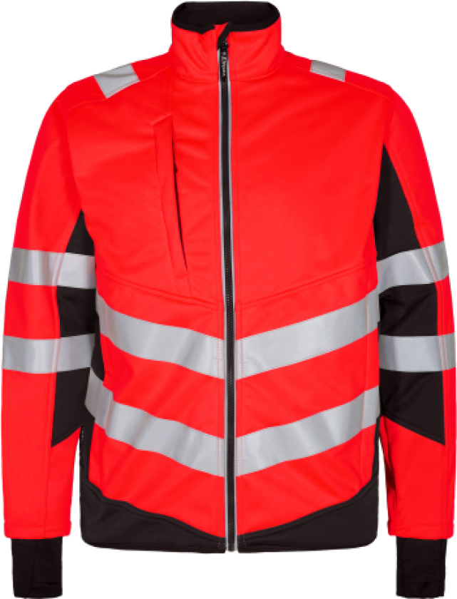 JAKKE 1158-237 RØD/SORT 6XL