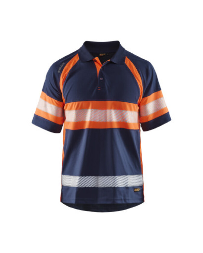 High Vis UV Polo skjorte Navy