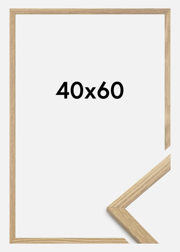 Ramme Trendy Akrylglass Eik 40x60 Cm