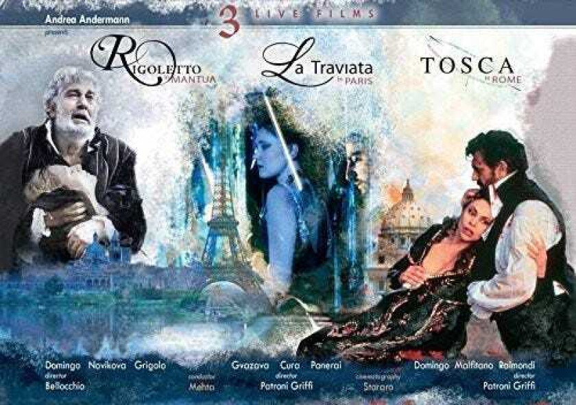 Verdi: La Traviata / Rigoletto / Tosca Bluray