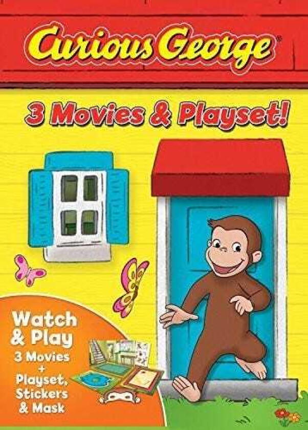 Curious George: 3Movies & Playset DVD