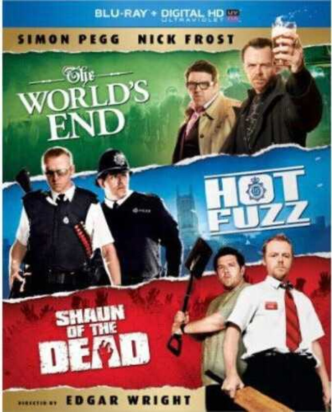 World's End / Hot Fuzz / Shaun Of The Dead Trilogy Bluray