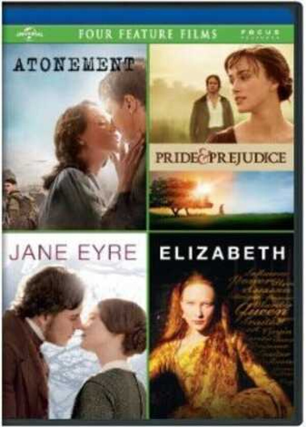 Atonement / Pride & Prejudice / Jane Eyre