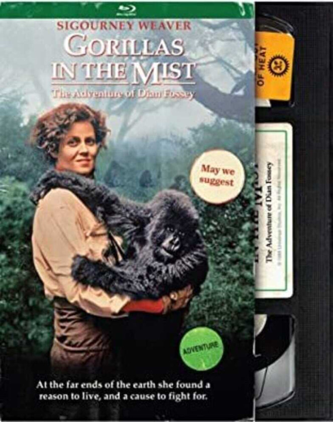 Gorillas In The Mist Retro Vhs Bluray