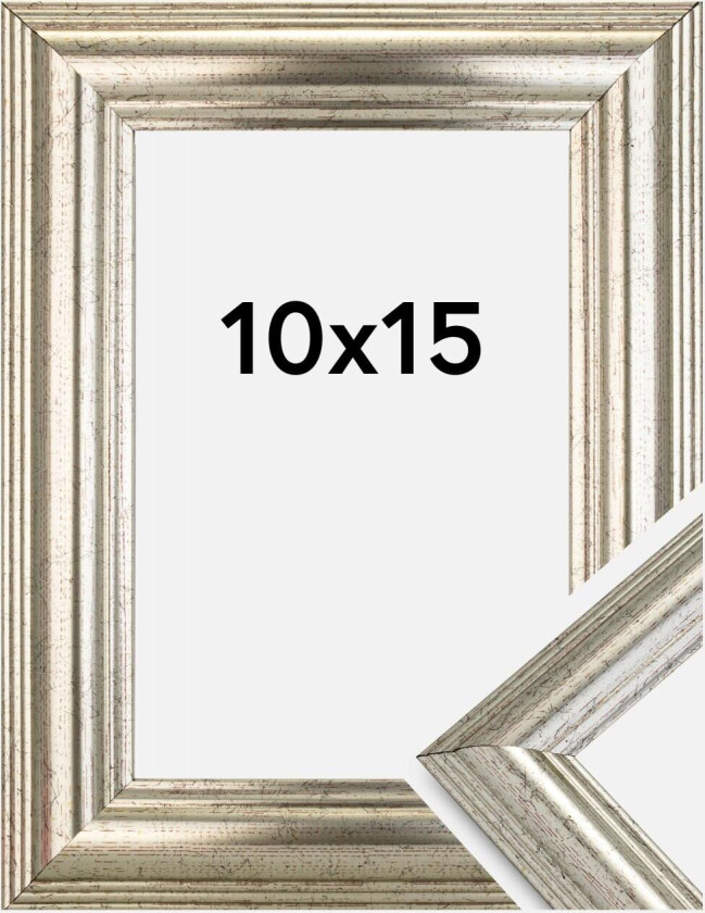Ramme Västkusten Sølv 10x15 Cm