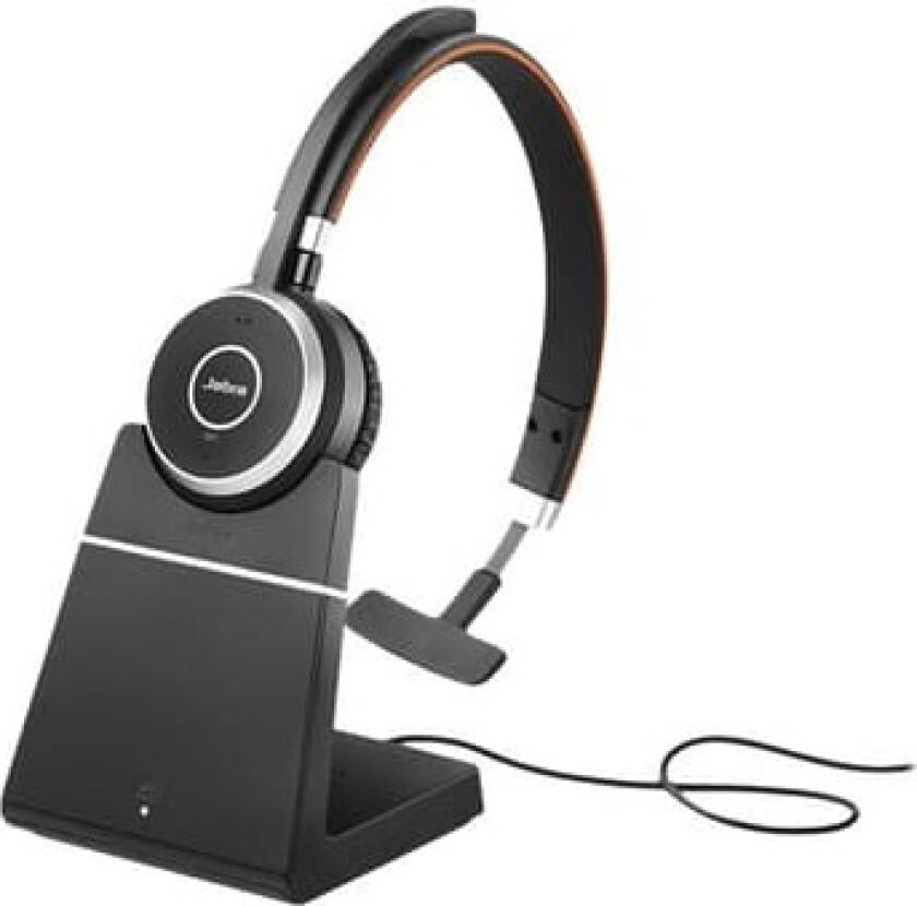 Evolve 65 Se Uc Stand Hodesett Usb Optimert For Uc Mono Svart