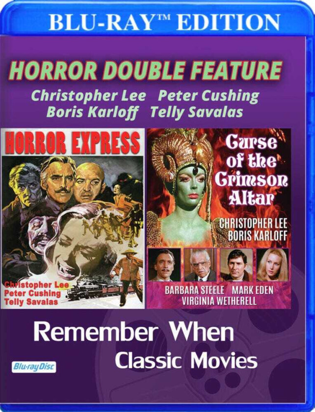 Horror Horror Express / Curse Of Crimson Altar Bluray
