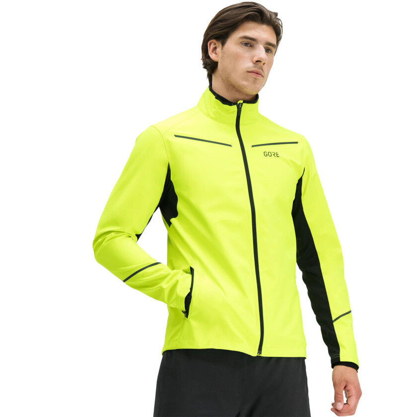 R3 Partial Gore-Tex Jacket, løpejakke herre neon yellow/black