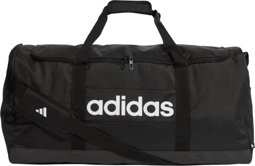 adidas Linear Duffel L, treningsbag BLACK/BLACK/WHITE