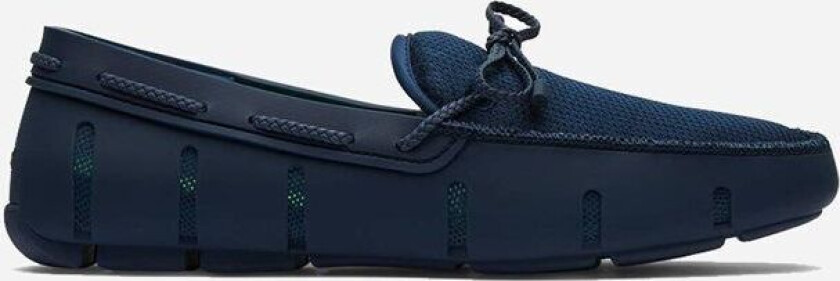 Braided Lace Loafer - Navy Blå 44