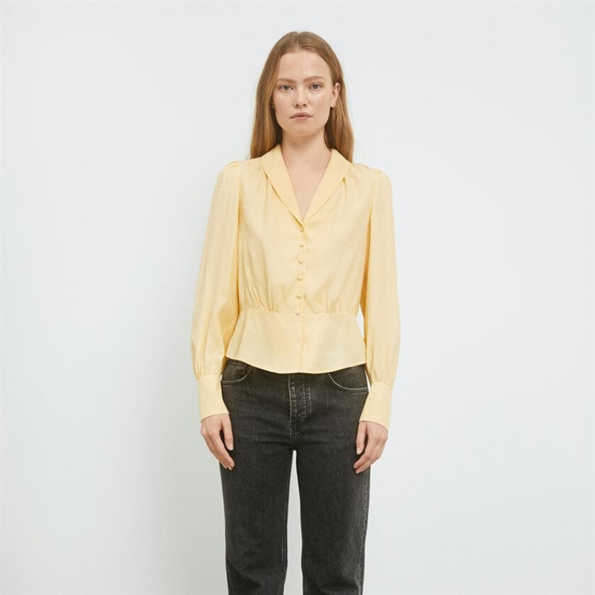 Papil Blouse - Light Yellow Gul M