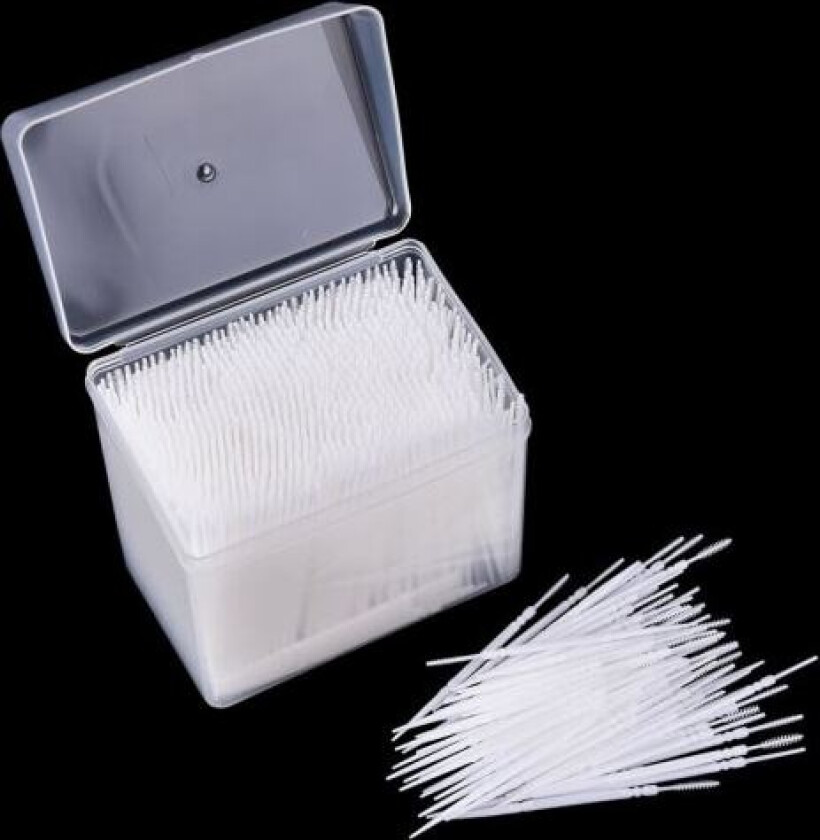 Bilde av IC 1100 stk plast tannpirkere tannpirkere munnhygiene 2-veis interdental børstepinne