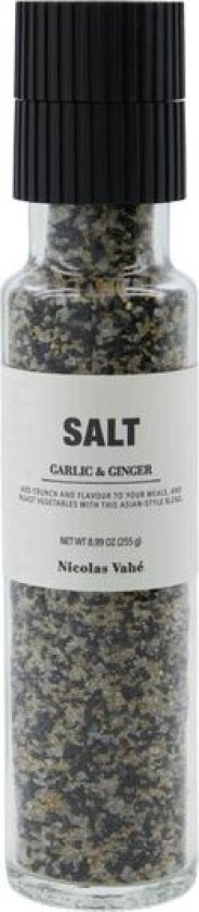 Salt hvitløk & ingefær 255 g