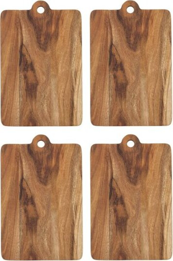 Skjærebrett 20x13 cm 4 stk natur