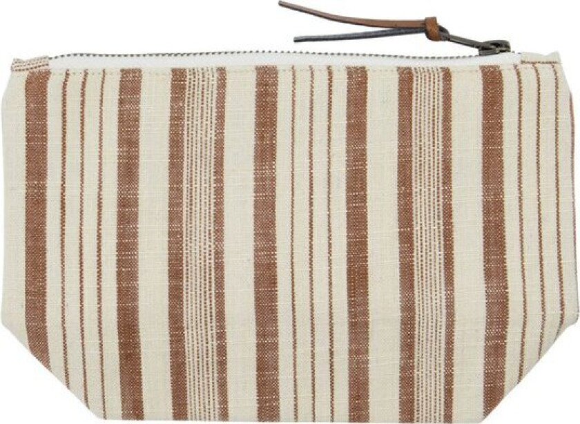 Toalettmappe liten 22x7 cm terrakotta